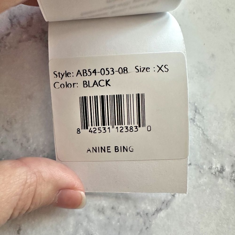 Anine Bing Black Striped Reversible Bikini Bottom - Picture 12 of 14